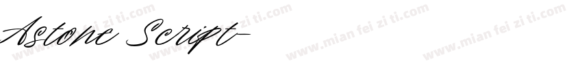 Astone Script字体转换